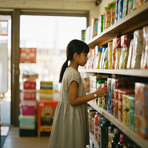 la chica de la tienda by Davi K7