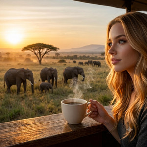 Savanna Morning Coffee by JWayMC