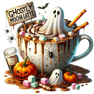Ghostly Mochalatte by fantasy songs