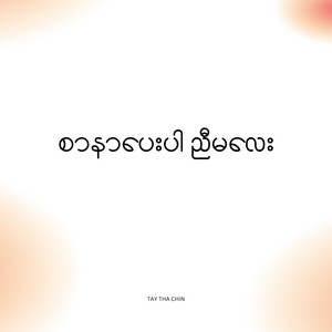 Tay Tha Chin - စာနာပေးပါ ညီမလေး