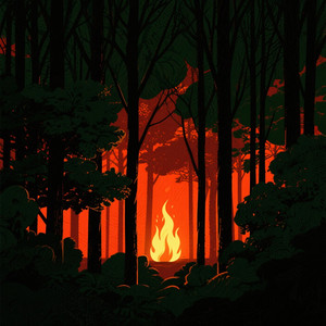 A Flame Among the Trees by EWSKH