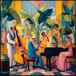 Indigo Coffee Drift by Serenity Klar Trio