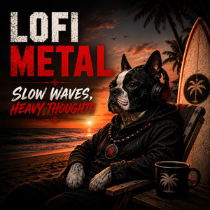 Slow Waves Beneath a Burning Sky by Lofi Metal