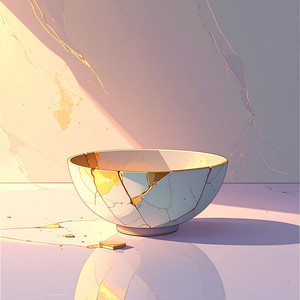 Golden Fracture by Sashimi Dreams