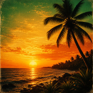 Golden Palms by Louis Vale