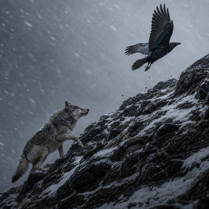 Wolf and Raven Rise by Aren & Lyra