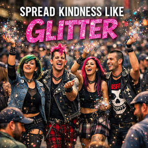 Spread Kindness Like Glitter by Charlie Bright