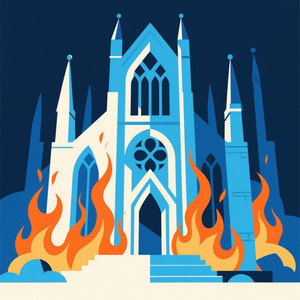 Burning Interlude Cathedral by EKA SYAHFITRI NG7