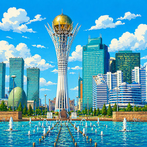 Под небом Казахстана by Казахская Степь