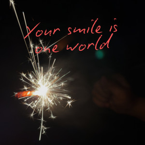 Your smile is one world by Kenjie Marquez