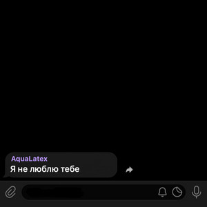 я не люблю тебе
