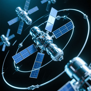 Satellites by HESTI KARTIKA
