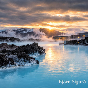 Blue Whispers - Water Stream by Bjorn Sigurd