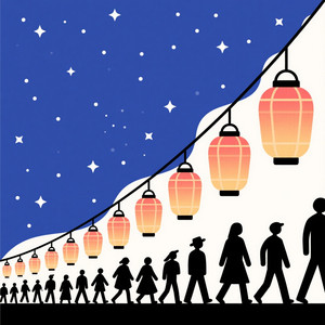 Lantern Sky Parade by ENI RISKANAH