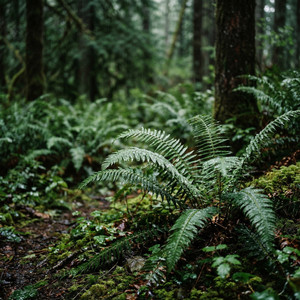 Fern Rain by Cebva