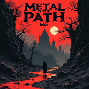 Our shadows walking in the mist by Metal is the path 665