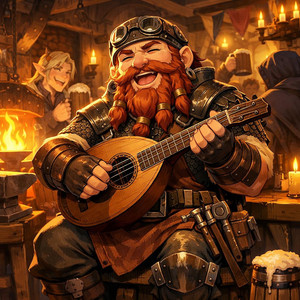 Dwarven Blacksmith by Ravnskjold