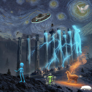 The Mojave Listener’s Broadcast (The Satellite Oracle: Fire Radio mix) by §ŰẞŁîM€ §ïGNÅŁ