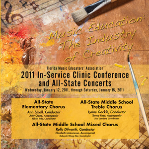 Florida All-State Middle School Mixed Chorus poster