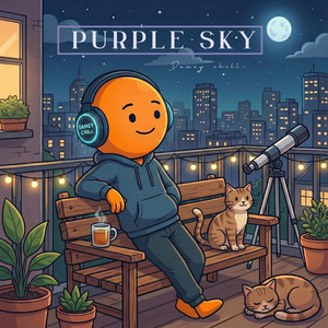 Purple sky by Damey Chill