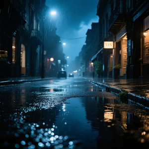 On a midnight rain by Maya Sari