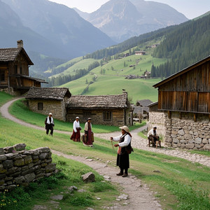 Mountain Village Rendezvous by ELSAWATT