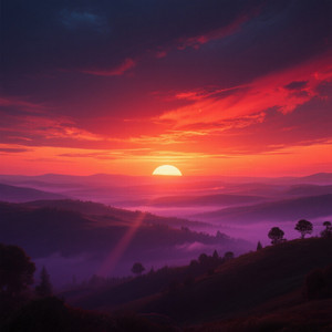 The Sunset That Forgot to Go Home by M. TRIYONO