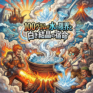 水100グラムの限界と白い結晶のゆくえ by かんてら
