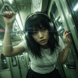 White Shirt in the Last Car by bassglyph