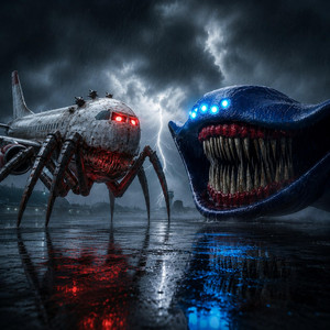 INFECTED SKY VS EL GRAN MAJA (Sea Sky Monsters) by Zubafo