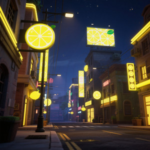 Midnight Lemon Street by RAHTOSHA