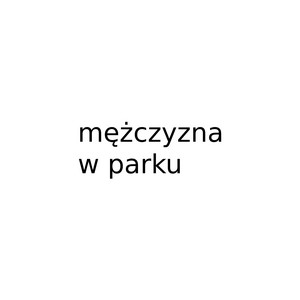 Mężczyzna W Parku by Turkowski