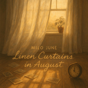 Linen Curtains in August by Milo June