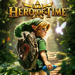Hero Of Time (Zelda Ocarina Of Time) by Mønster Motivación