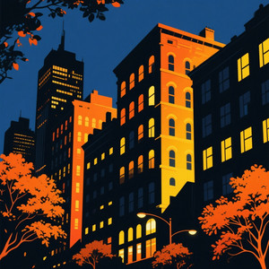 Loud Against City Lights Fall by FEBRIANU ILV2ZW