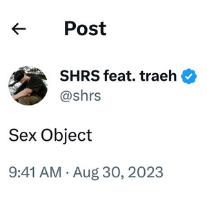 Sex Object by SHRS, traeh