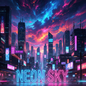 Neon Sky Bright by Miller Reed Scott