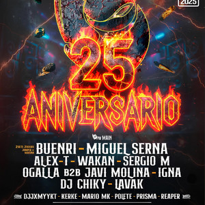 DJ KERKE - 25 ANIVERSARIO MR DANCE CLUB KERKE MELODIC NEWSTYLE SET album artwork