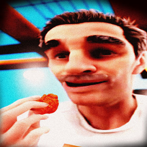 he took a bite of a boneless wing by GOYBOY