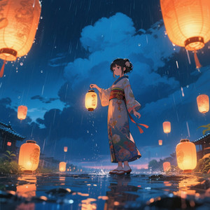 Lantern in the Rain by TENTAURUS