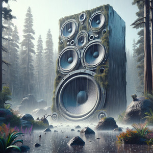 Rain on Speakers by Rome Carter