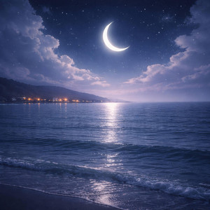 Dream Tides by Moonlit Path