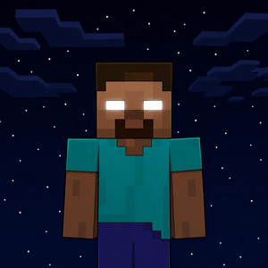 The Minecraft Herobrine by firstclasslikealways