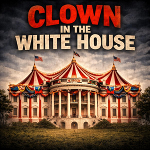 Clown in the White House by Komrade Rojo