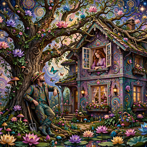 A Flor e o Jardineiro by Alexandre Rivatto