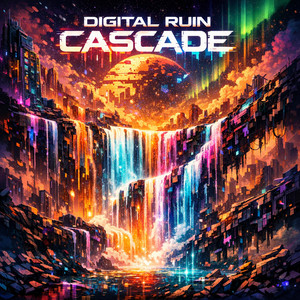 Digital Ruin Cascade by MC NOVYX