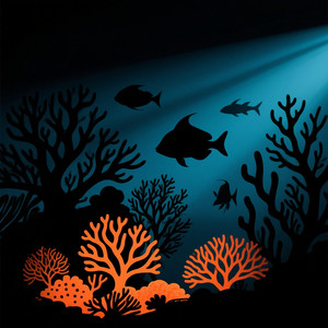 Coral Tapestry Out Of Reach by RSKMLYT