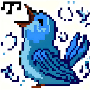 Blue Bird by Pixel Pixie