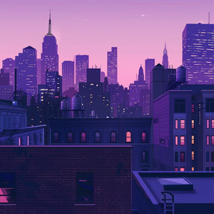 Framed Skyline by NORVEL