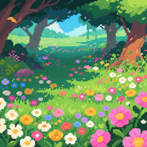 Under The Wildflowers Scene by MUHAMADK VMMVR8